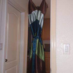 Bcbgmazaria  cami dress beautifully colored never